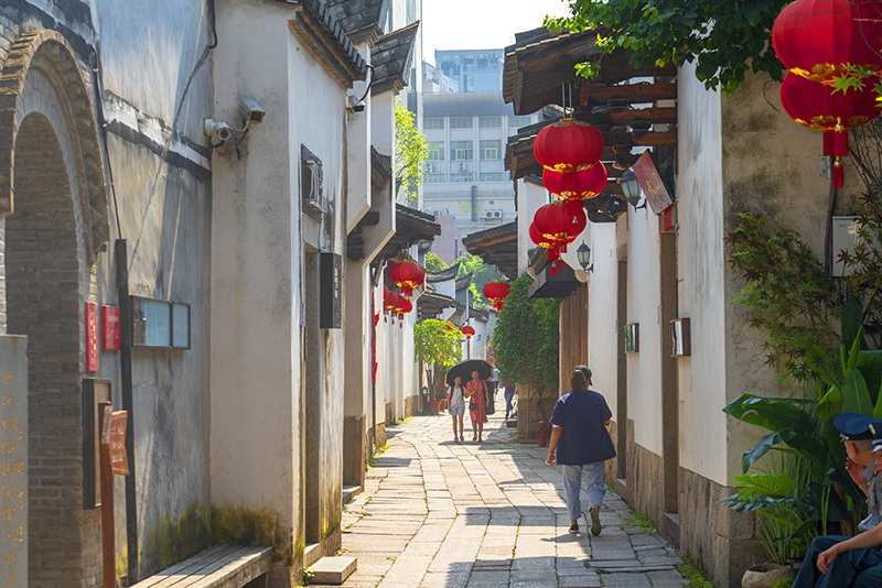 2019年6月28日，福州，三坊七巷風(fēng)光。